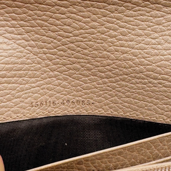 Gucci Dollar Calfskin GG Marmont Continental Wallet Porcelain Rose - Picture 11 of 11